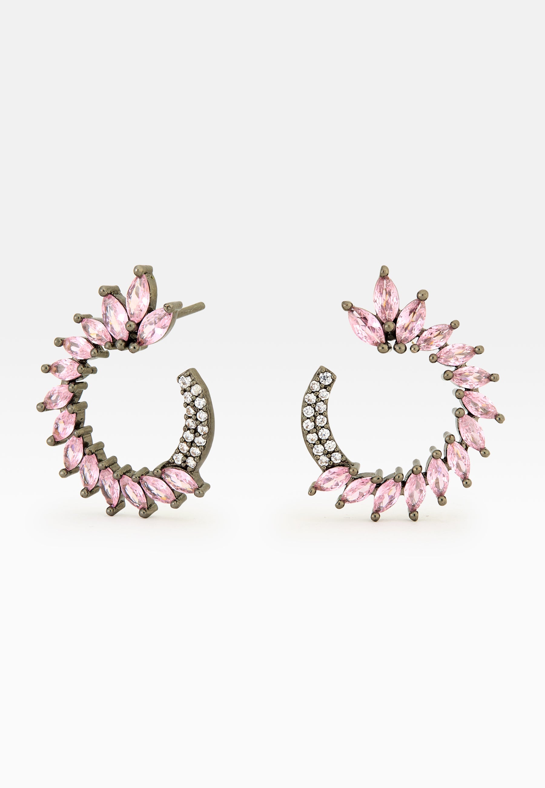 Black Viper Pink Earrings by Bombay Sunset-2