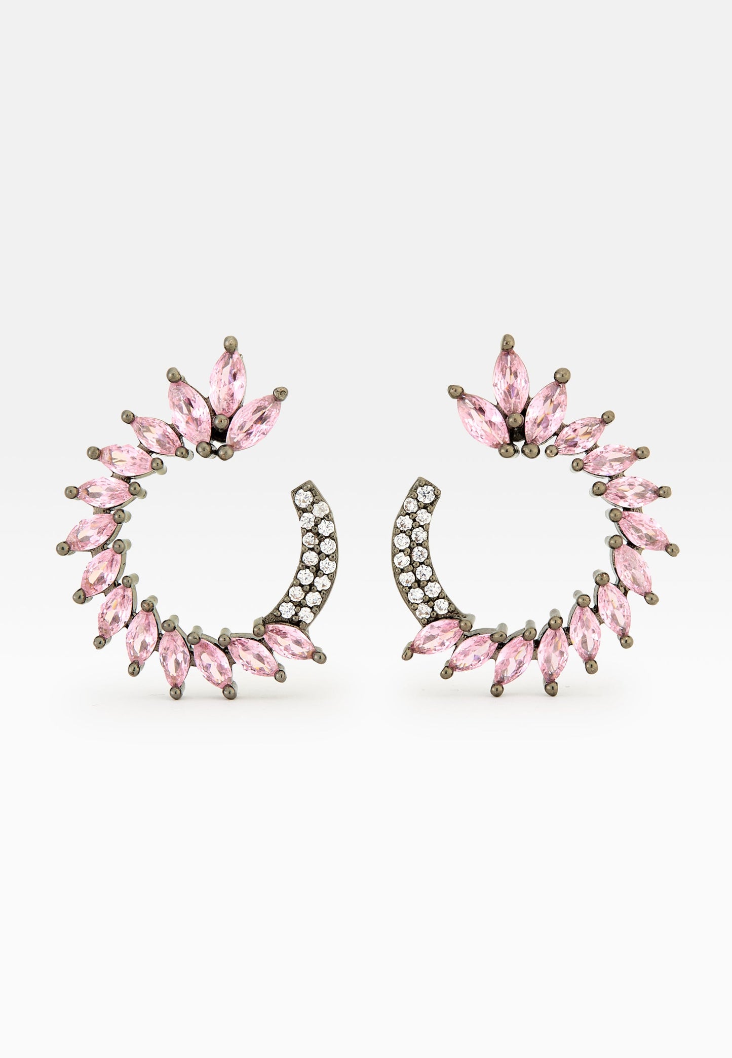 Black Viper Pink Earrings by Bombay Sunset-3